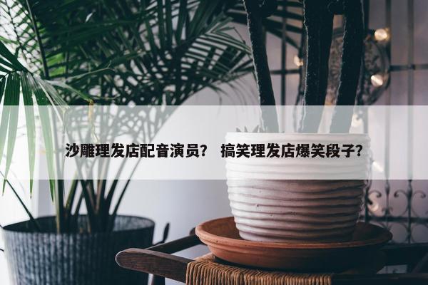 沙雕理发店配音演员？ 搞笑理发店爆笑段子？