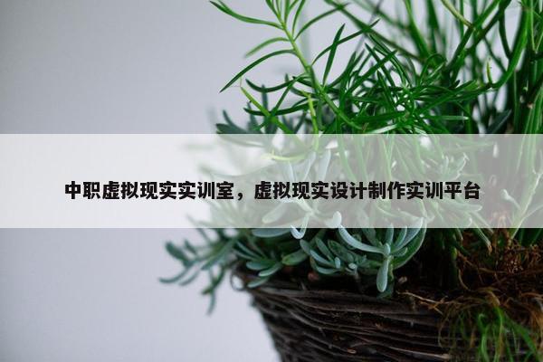 中职虚拟现实实训室，虚拟现实设计制作实训平台