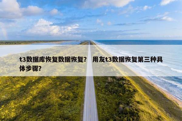 t3数据库恢复数据恢复？ 用友t3数据恢复第三种具体步骤？
