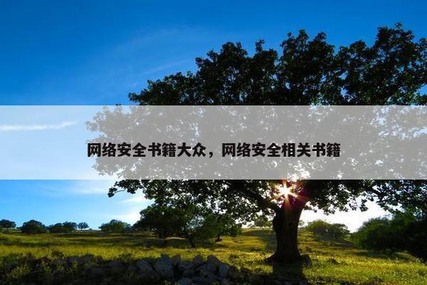 网络安全书籍大众，网络安全相关书籍