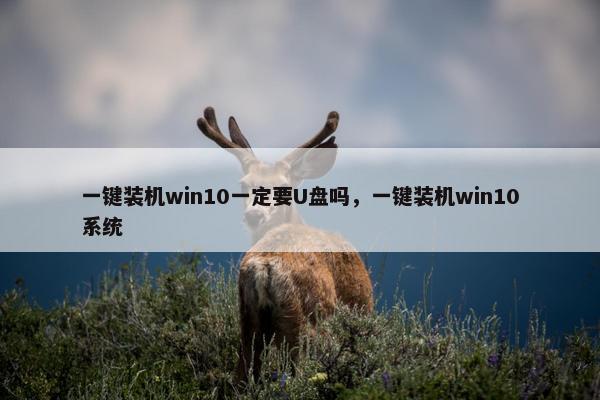一键装机win10一定要U盘吗，一键装机win10系统