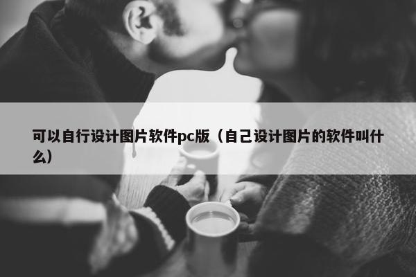 可以自行设计图片软件pc版（自己设计图片的软件叫什么）