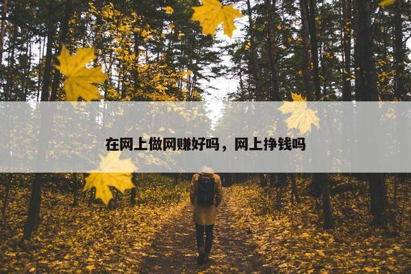 在网上做网赚好吗，网上挣钱吗