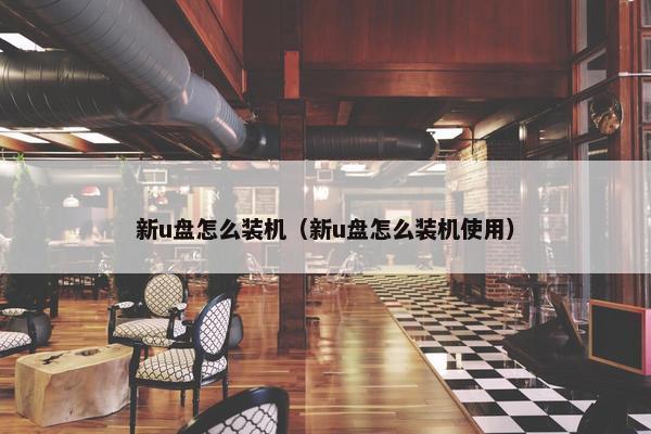 新u盘怎么装机（新u盘怎么装机使用）