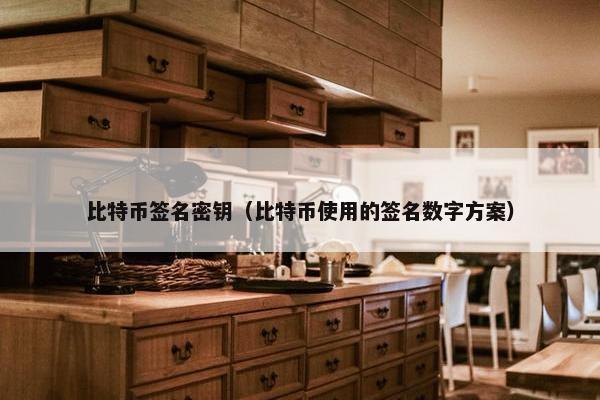 比特币签名密钥（比特币使用的签名数字方案）