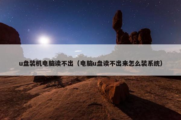 u盘装机电脑读不出（电脑u盘读不出来怎么装系统）