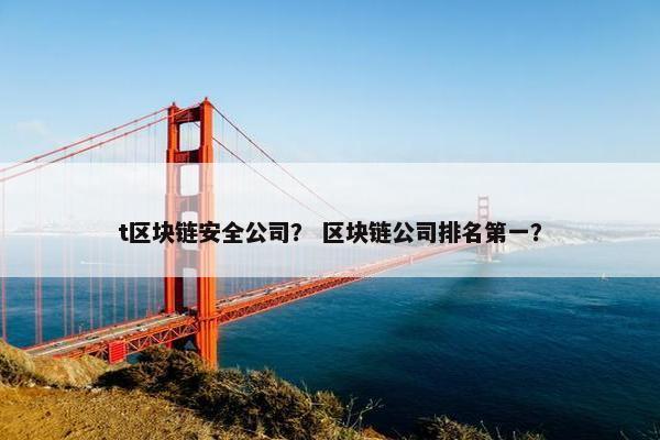 t区块链安全公司？ 区块链公司排名第一？