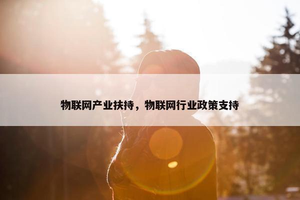 物联网产业扶持，物联网行业政策支持