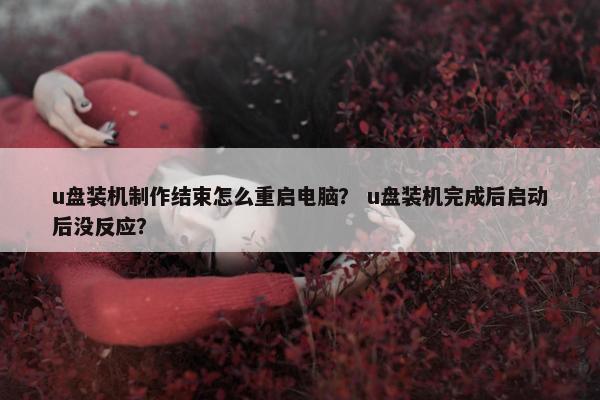 u盘装机制作结束怎么重启电脑？ u盘装机完成后启动后没反应？