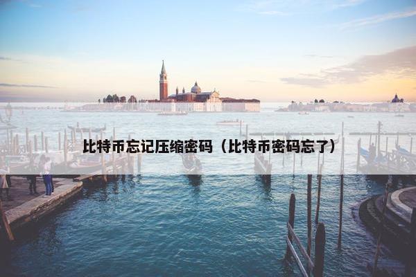 比特币忘记压缩密码（比特币密码忘了）