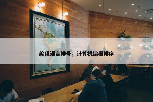 编程语言排号，计算机编程排序