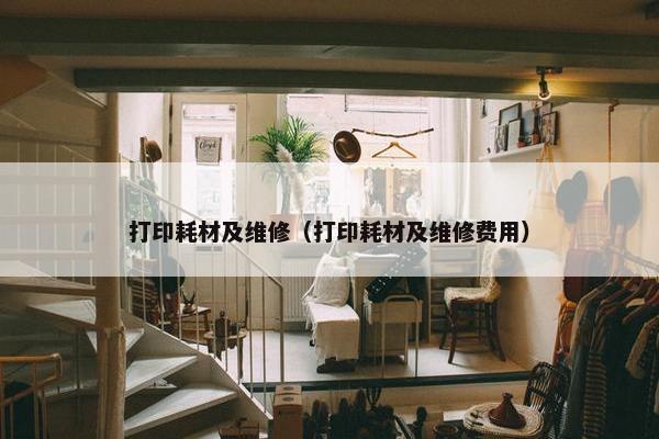 打印耗材及维修（打印耗材及维修费用）