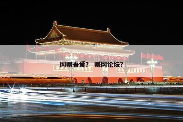 网赚吾爱？ 赚网论坛？