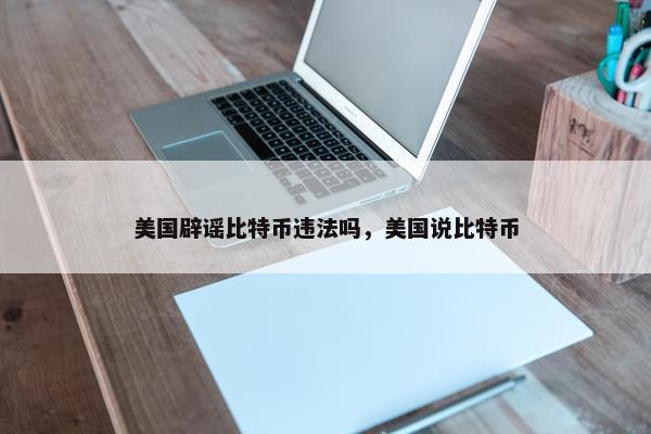 美国辟谣比特币违法吗，美国说比特币