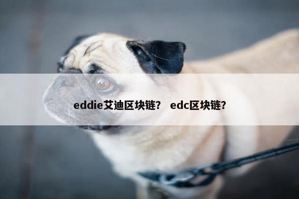 eddie艾迪区块链？ edc区块链？