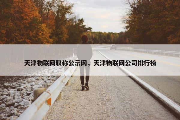 天津物联网职称公示网，天津物联网公司排行榜
