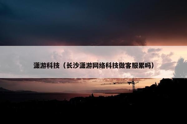 潇游科技（长沙潇游网络科技做客服累吗）