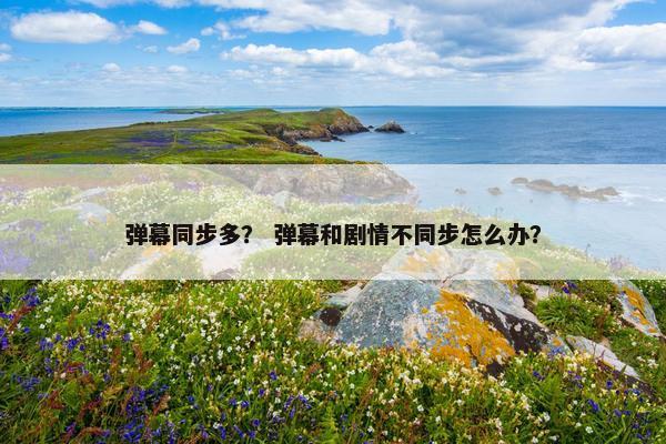 弹幕同步多？ 弹幕和剧情不同步怎么办？