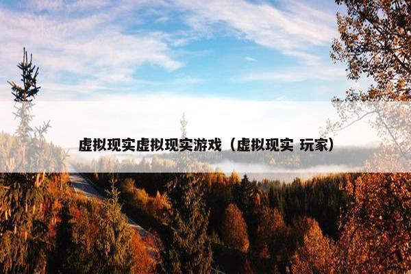 虚拟现实虚拟现实游戏（虚拟现实 玩家）