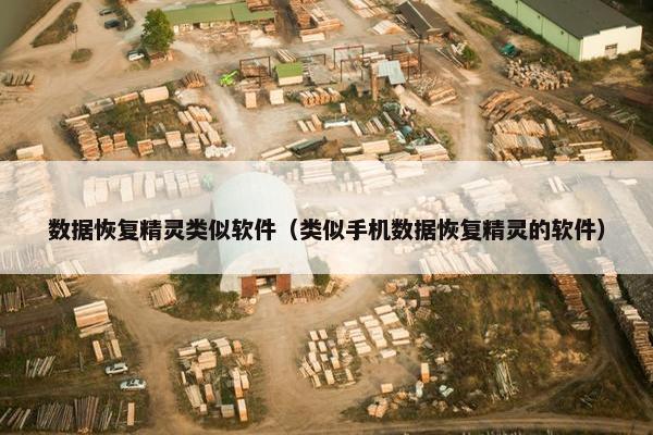 数据恢复精灵类似软件（类似手机数据恢复精灵的软件）