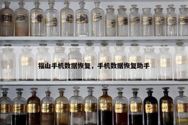 福山手机数据恢复，手机数据恢复助手