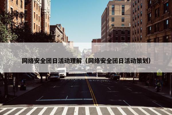 网络安全团日活动理解（网络安全团日活动策划）