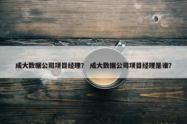 成大数据公司项目经理？ 成大数据公司项目经理是谁？