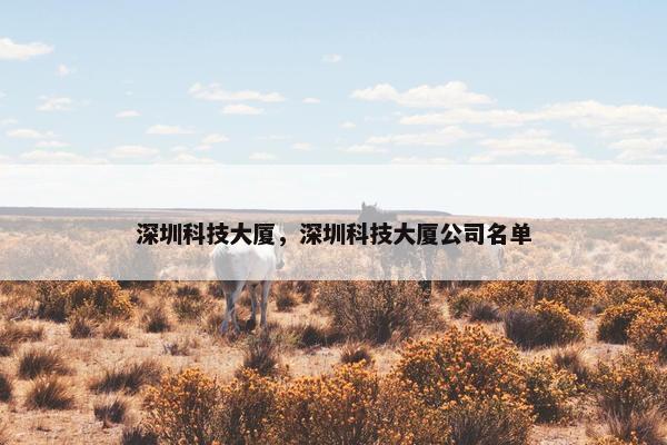深圳科技大厦，深圳科技大厦公司名单