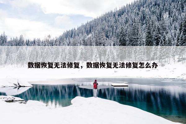 数据恢复无法修复，数据恢复无法修复怎么办