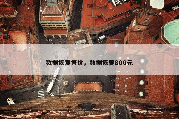 数据恢复售价，数据恢复800元
