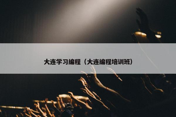大连学习编程（大连编程培训班）