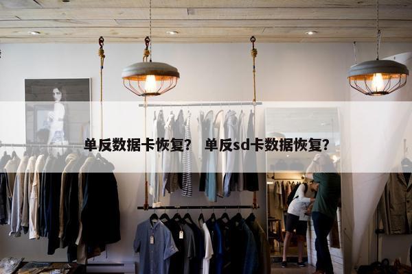 单反数据卡恢复？ 单反sd卡数据恢复？