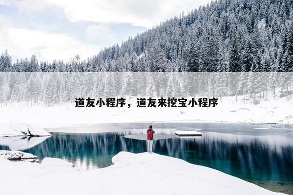 道友小程序，道友来挖宝小程序