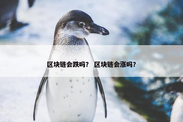 区块链会跌吗？ 区块链会涨吗？