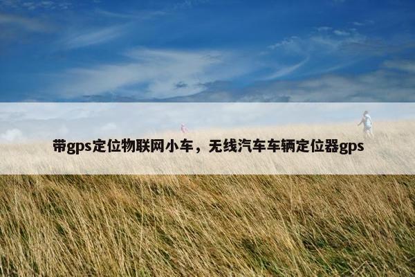 带gps定位物联网小车，无线汽车车辆定位器gps