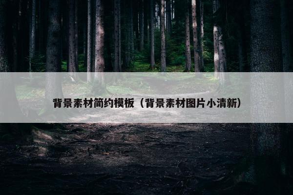 背景素材简约模板（背景素材图片小清新）