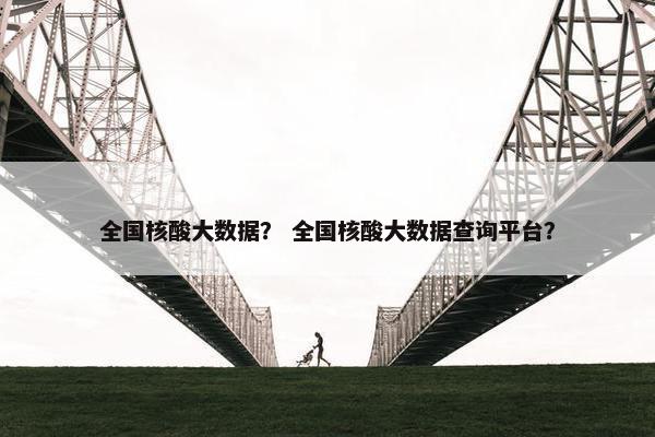 全国核酸大数据？ 全国核酸大数据查询平台？