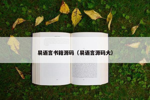 易语言书籍源码（易语言源码大）