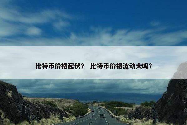 比特币价格起伏？ 比特币价格波动大吗？