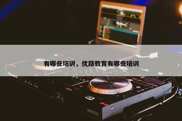 有哪些培训，优路教育有哪些培训