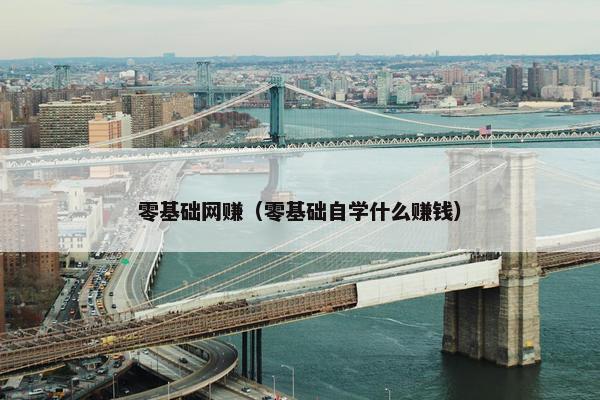 零基础网赚（零基础自学什么赚钱）